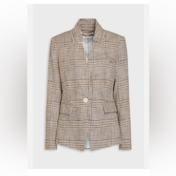 Veronica Beard Jackets & Blazers - Veronica Beard Orchid Houndstooth-Plaid Dickey Jacket Blazer 0